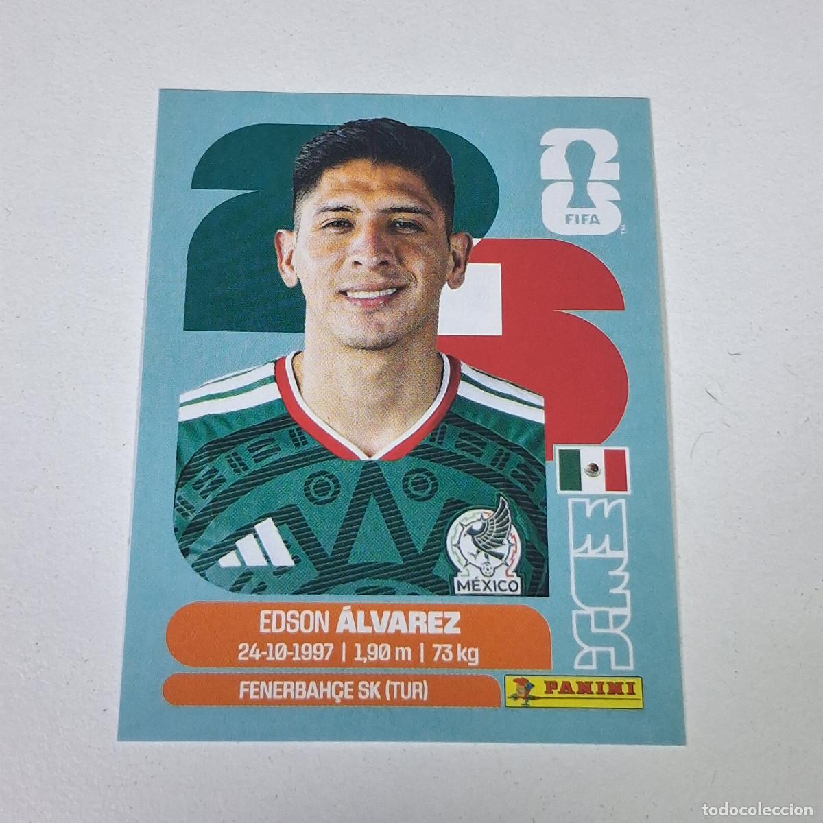 Figurine di Calcio: B9 MEX10 EDSON &Aacute;LVAREZ 10 M&Eacute;XICO MEX MUNDIAL FIFA WORLD CUP 2026 STICKER PANINI