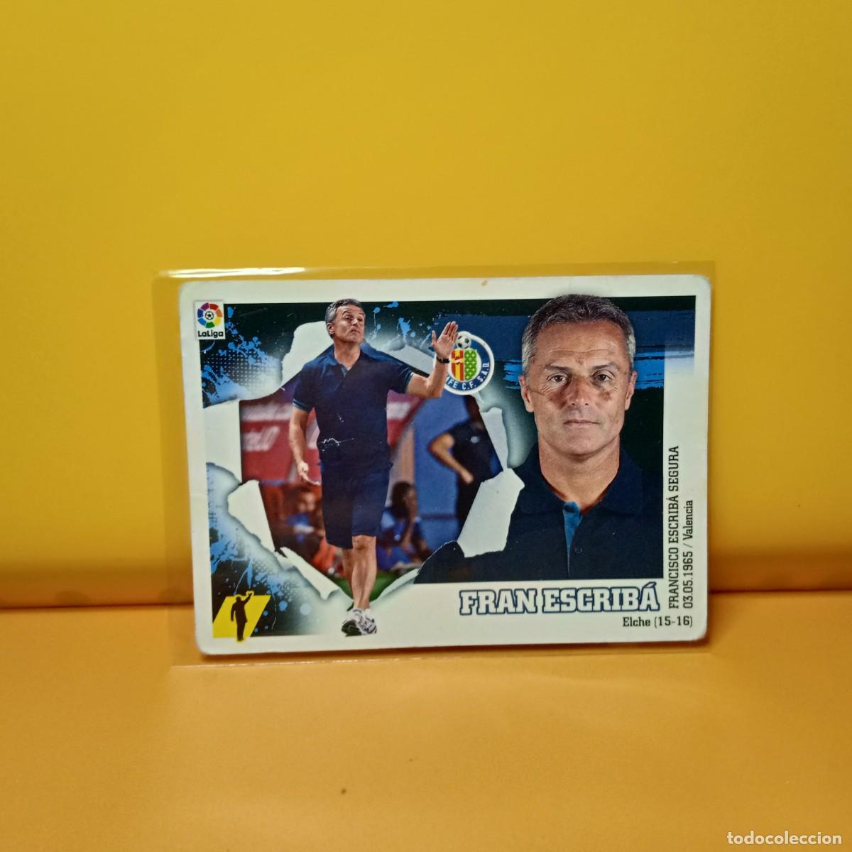 Figurine di Calcio: EDICIONES ESTE 2015 2016 15 16 GETAFE C.F FRAN ESCRIB&Aacute; 2