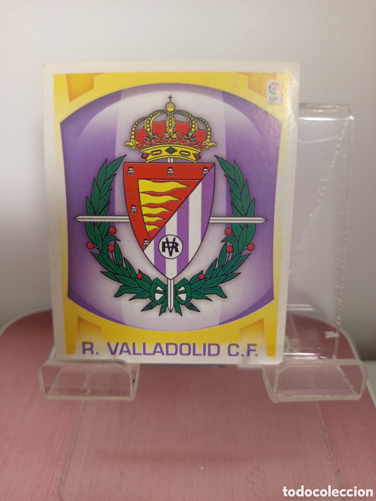 Figurine di Calcio: ❇️ CROMO ⚽ ESCUDO VALLADOLID LIGA LFP 09 10 2009 2010 ESTE SIN PEGAR PANINI ❇️