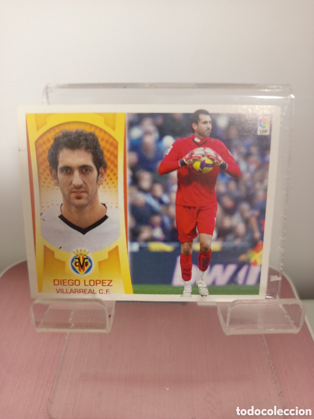 Figurine di Calcio: ❇️ CROMO ⚽ DIEGO L&Oacute;PEZ VILLARREAL LIGA LFP 09 10 2009 2010 ESTE SIN PEGAR PANINI ❇️