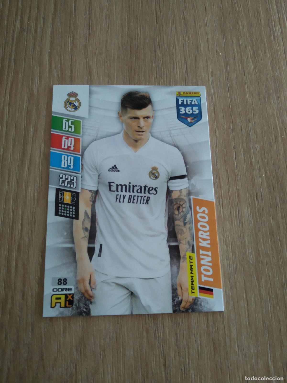 Figurine di Calcio: 88 KROOS REAL MADRID CROMO FUTBOL PANINI ADRENALYN 21-22 FIFA 365 2021-2022