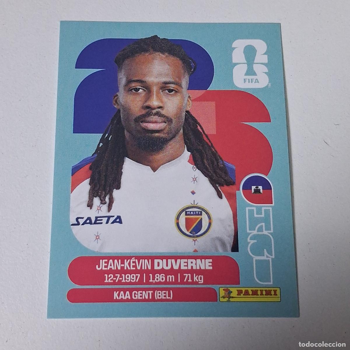 Cartes &agrave; collectionner de Football: B9 HAI5 JEAN-KEVIN DUVERNE 5 HAITI HAI MUNDIAL FIFA WORLD CUP 2026 STICKER PANINI