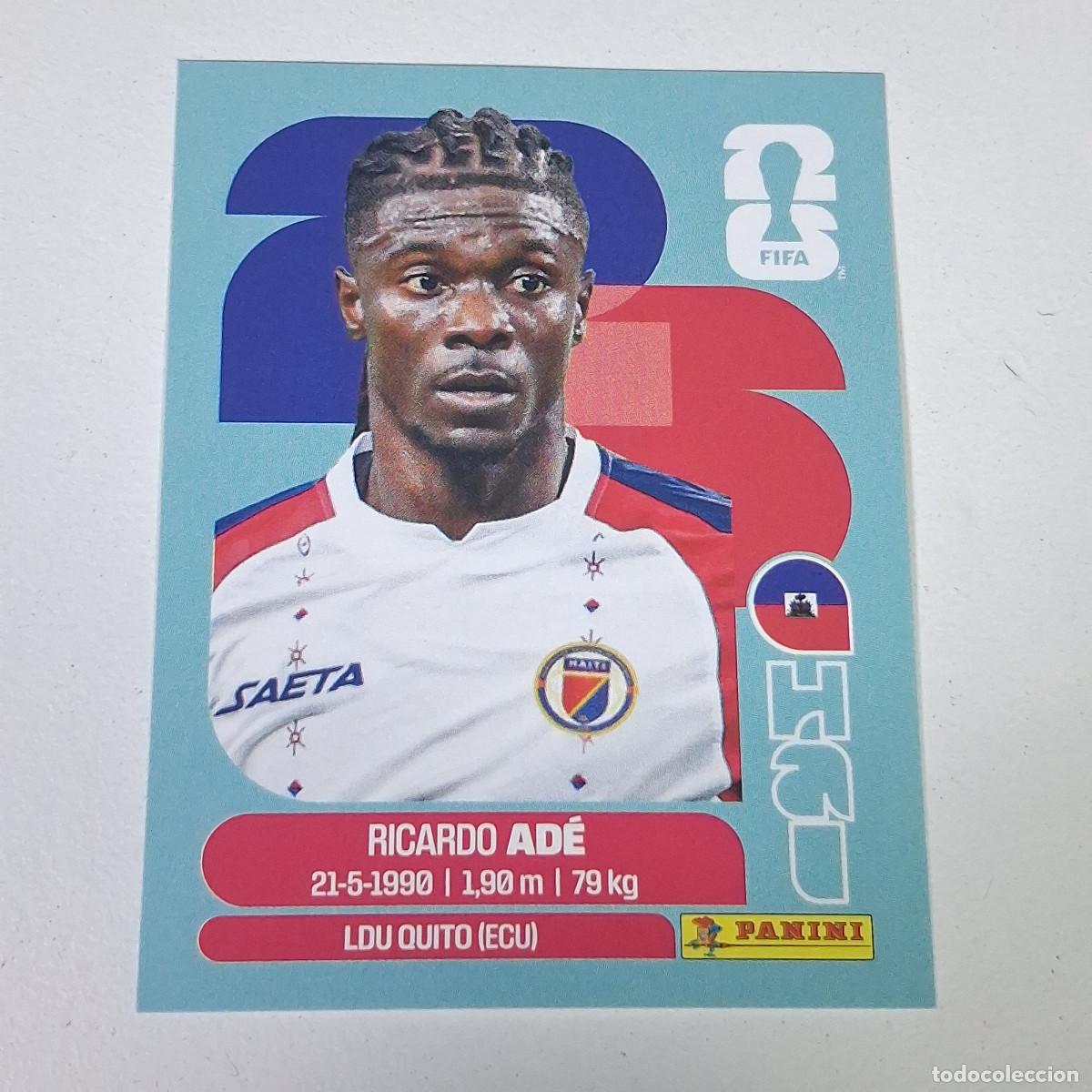 Cartes &agrave; collectionner de Football: B9 HAI 6 HAI6 RICARDO ADE HAITI HAI MUNDIAL FIFA WORLD CUP 2026 STICKER PANINI