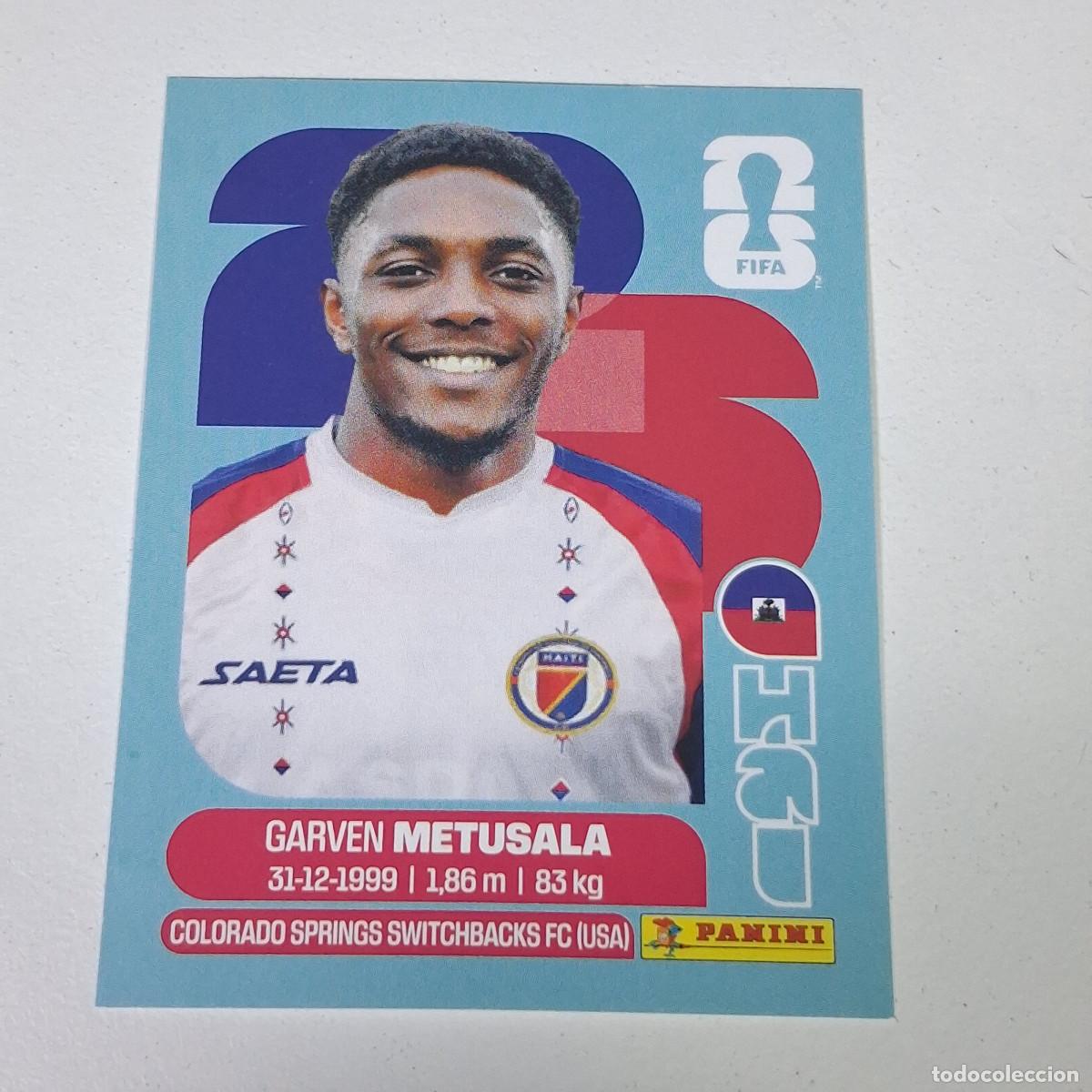 Fu&szlig;ball-Sticker: B9 HAI8 GARVEN METUSALA 8 HAITI HAI MUNDIAL FIFA WORLD CUP 2026 STICKER PANINI