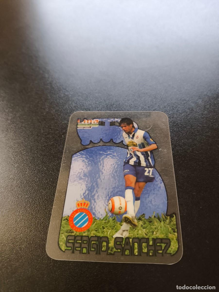 Fu&szlig;ball-Sticker: 260 Sergio Sanchez ESPANYOL LIGA MUNDICROMO CRYSTALCARDS 2006 2007 06 07 NO PANINI ESTE