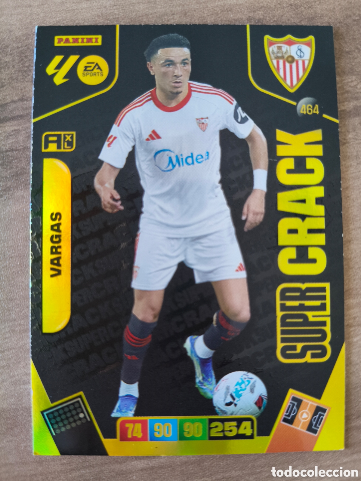 Cromos de Futebol: Super Crack Vargas 464 Sevilla Adrenalyn XL Liga 25 26