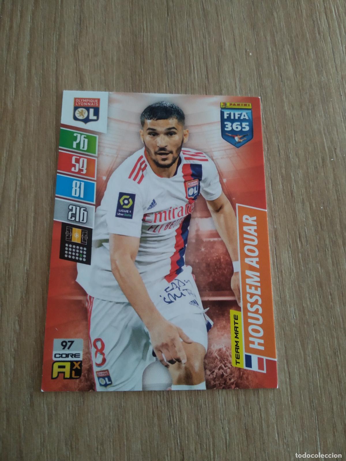 Cromos de Futebol: 97 HOUSSEM AOUAR OLYMPIQUE LYON CROMO FUTBOL PANINI ADRENALYN 21-22 FIFA 365 2021-2022