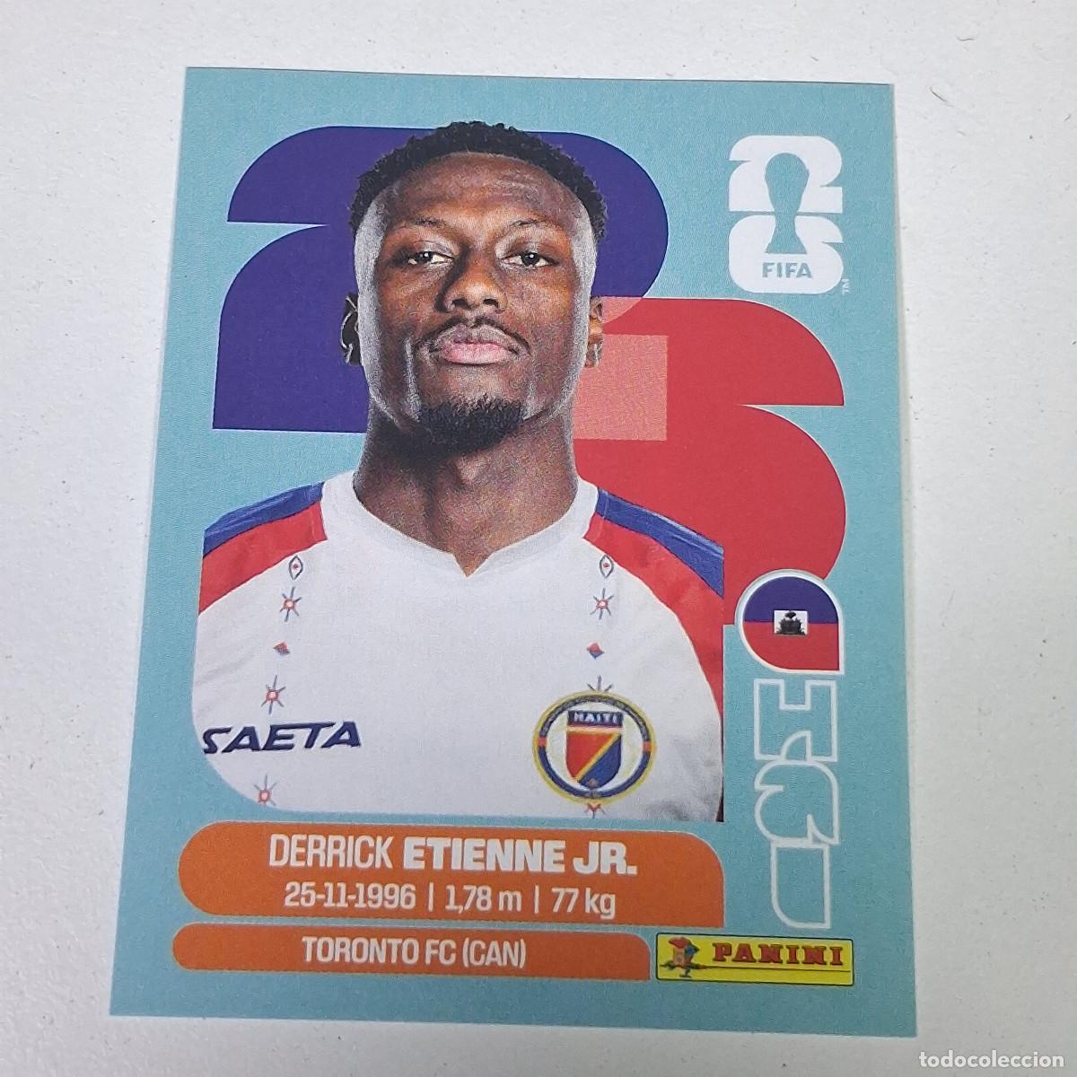 Football Stickers: B9 HAI15 HAI 15 ETIENNE JR. DERRICK HAITI HAI MUNDIAL FIFA WORLD CUP 2026 STICKER PANINI