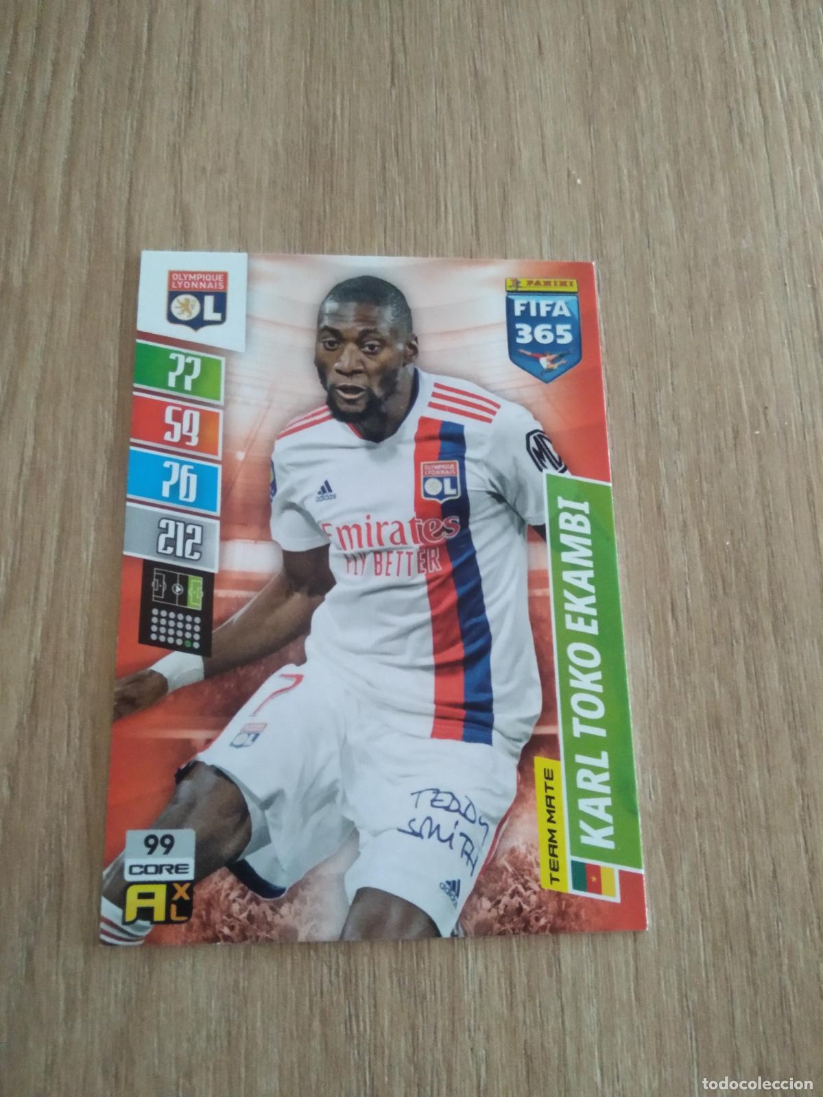 Cromos de Futebol: 99 EKAMBI OLYMPIQUE LYON CROMO FUTBOL PANINI ADRENALYN 21-22 FIFA 365 2021-2022