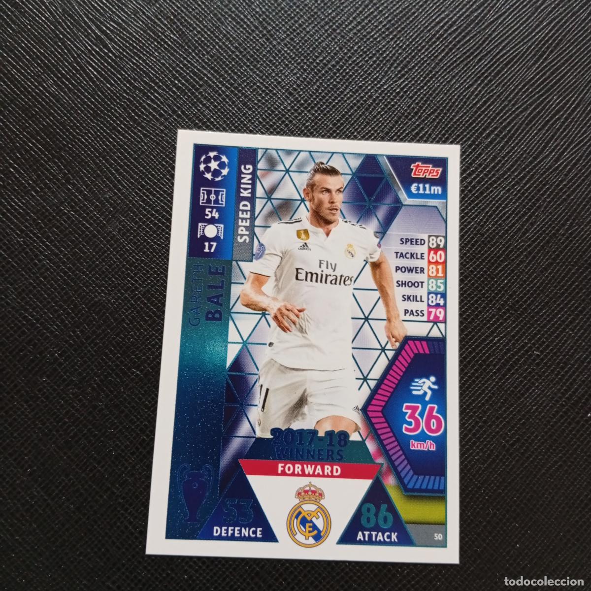 Cromos de Futebol: 50 BALE REAL MADRID TOPPS MATCH ATTAX 2018 2019 FUTBOL 18 19 - (MD2002-2) PG34