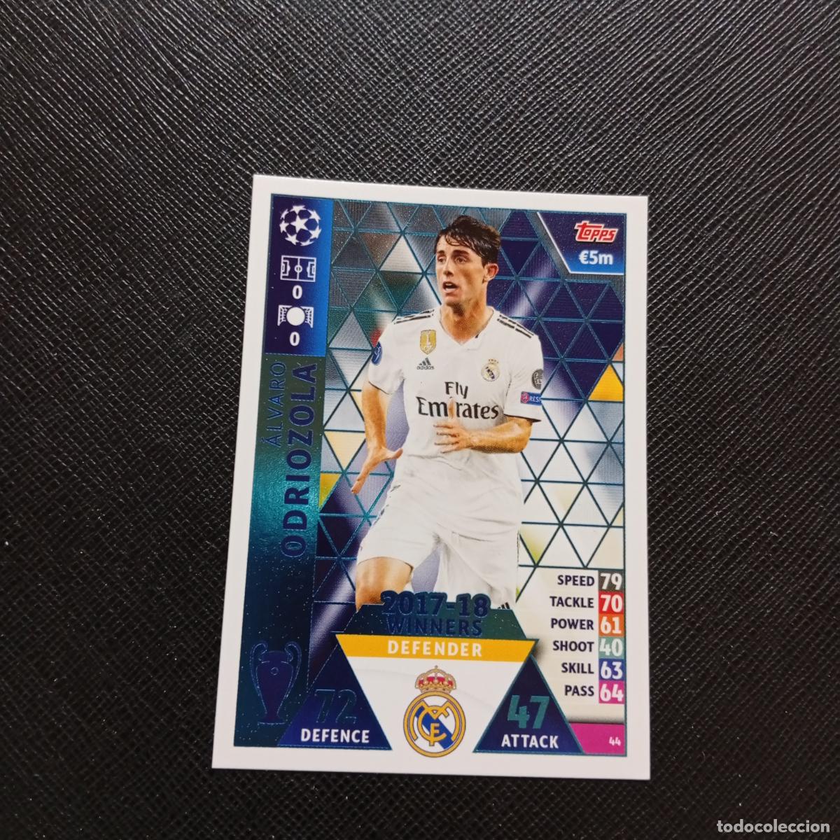 Cromos de Futebol: 44 ODRIOZOLA REAL MADRID TOPPS MATCH ATTAX 2018 2019 FUTBOL 18 19 - (MD2002-2) PG34