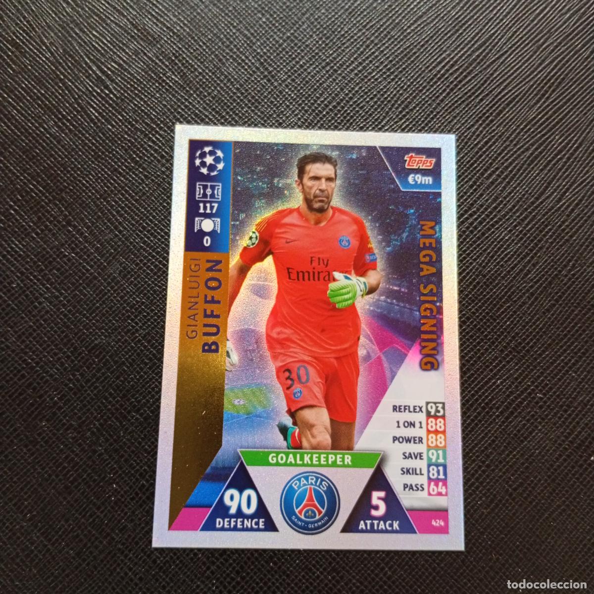 Cromos de Futebol: 424 BUFFON PSG TOPPS MATCH ATTAX 2018 2019 FUTBOL 18 19 - (MD2002-2) PG34