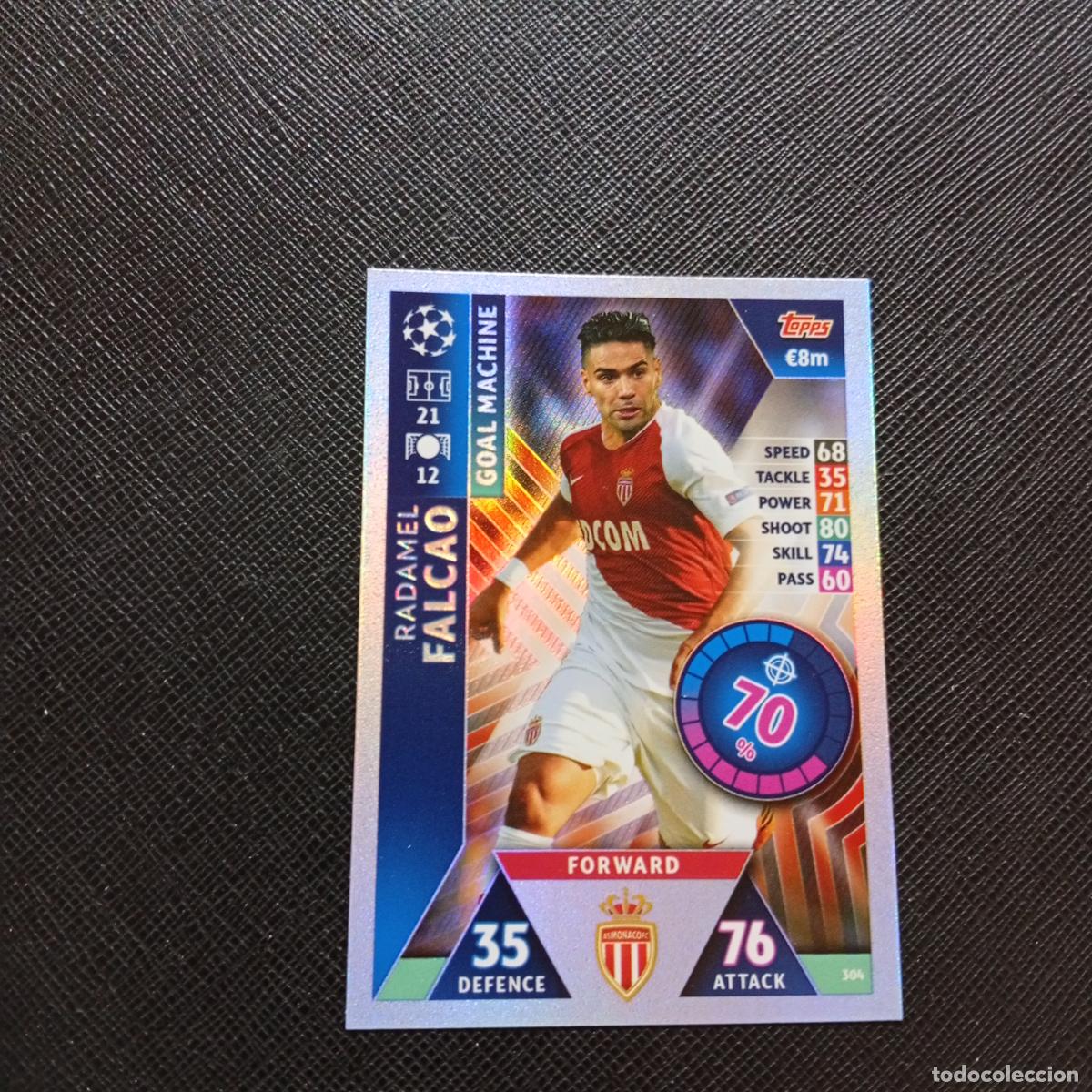Cromos de Futebol: 304 FALCAO MONACO TOPPS MATCH ATTAX 2018 2019 FUTBOL 18 19 - (MD2002-2) PG35
