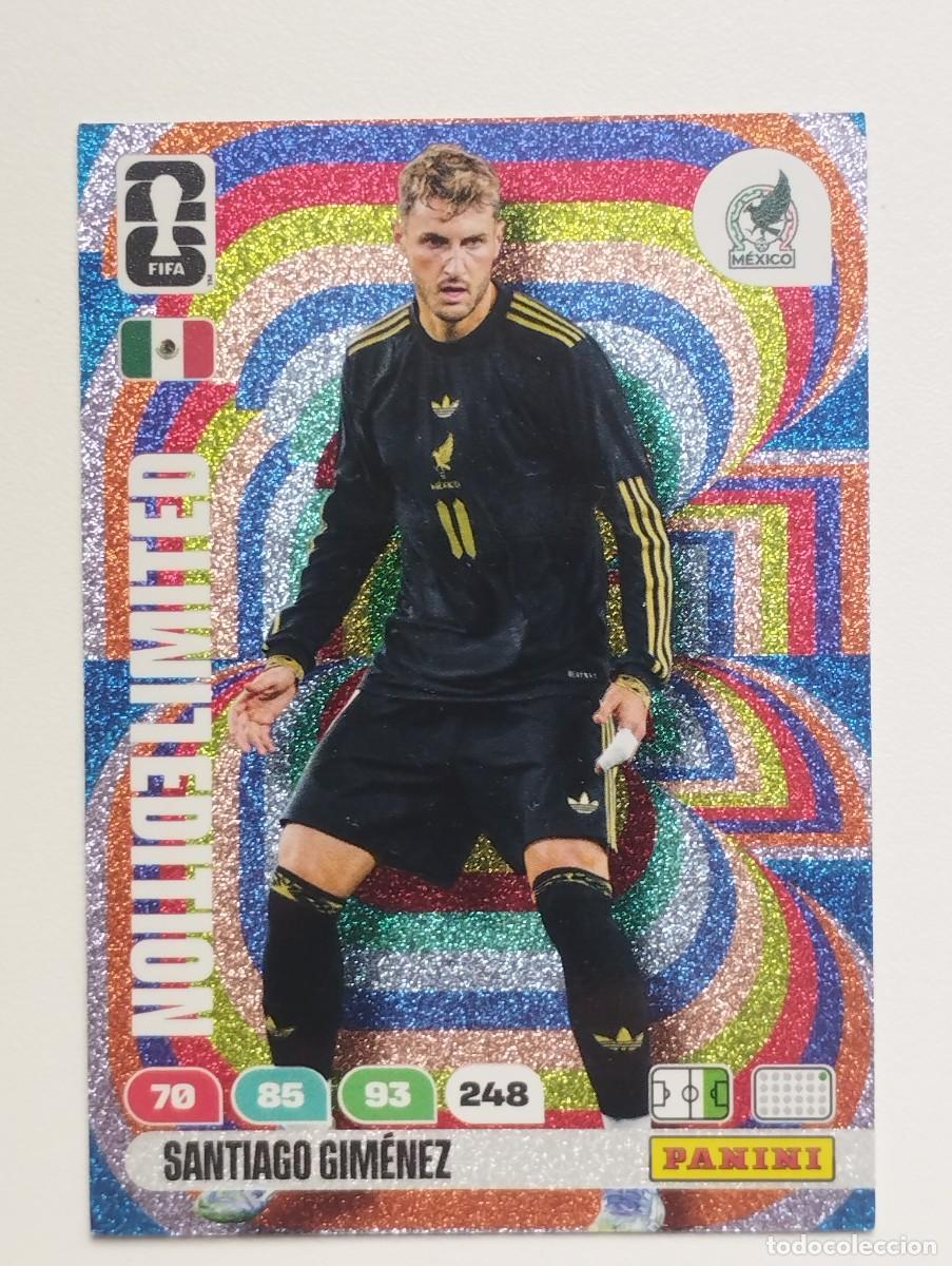 Fu&szlig;ball-Sticker: CROMO CARD ADRENALYN MUNDIAL WORLD CUP LIMITED EDITION 2026 SANTIAGO GIMENEZ MEXICO