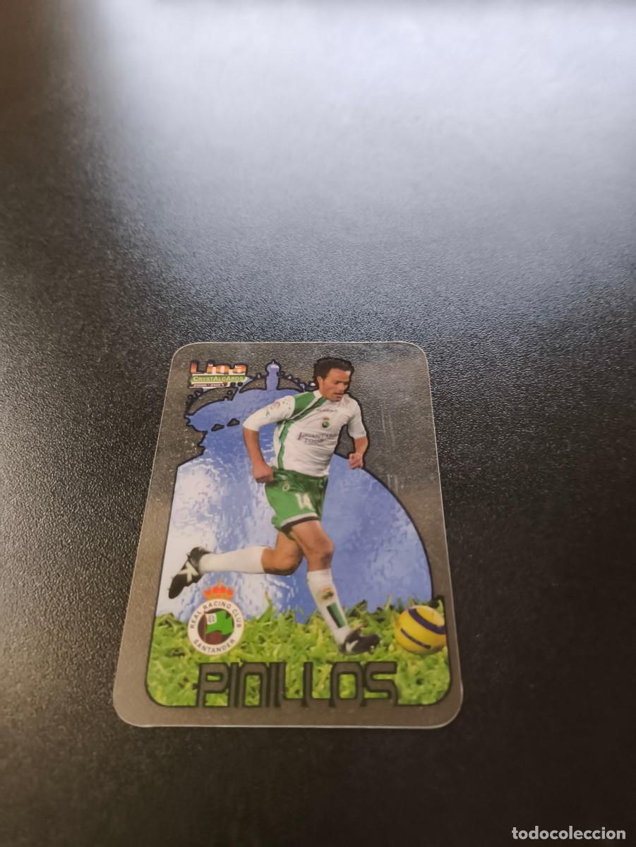 Fu&szlig;ball-Sticker: 295 Pinillos RACING DE SANTANDER LIGA MUNDICROMO CRYSTALCARDS 2006 2007 06 07 NO PANINI ESTE