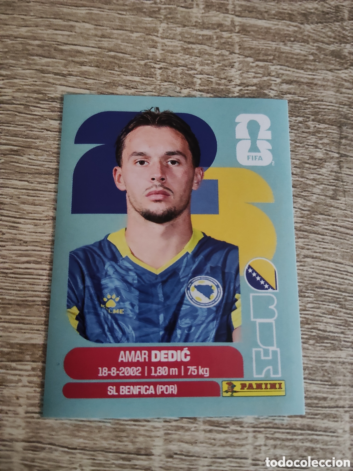 Football Stickers: Panini mundial 2026 BIH 3 Amar Dedic Bosnia Herzegovina