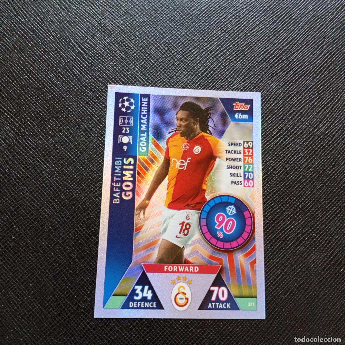 Fu&szlig;ball-Sticker: 377 GOMIS GALATASARAY TOPPS MATCH ATTAX 2018 2019 FUTBOL 18 19 - (MD2002-2) PG35