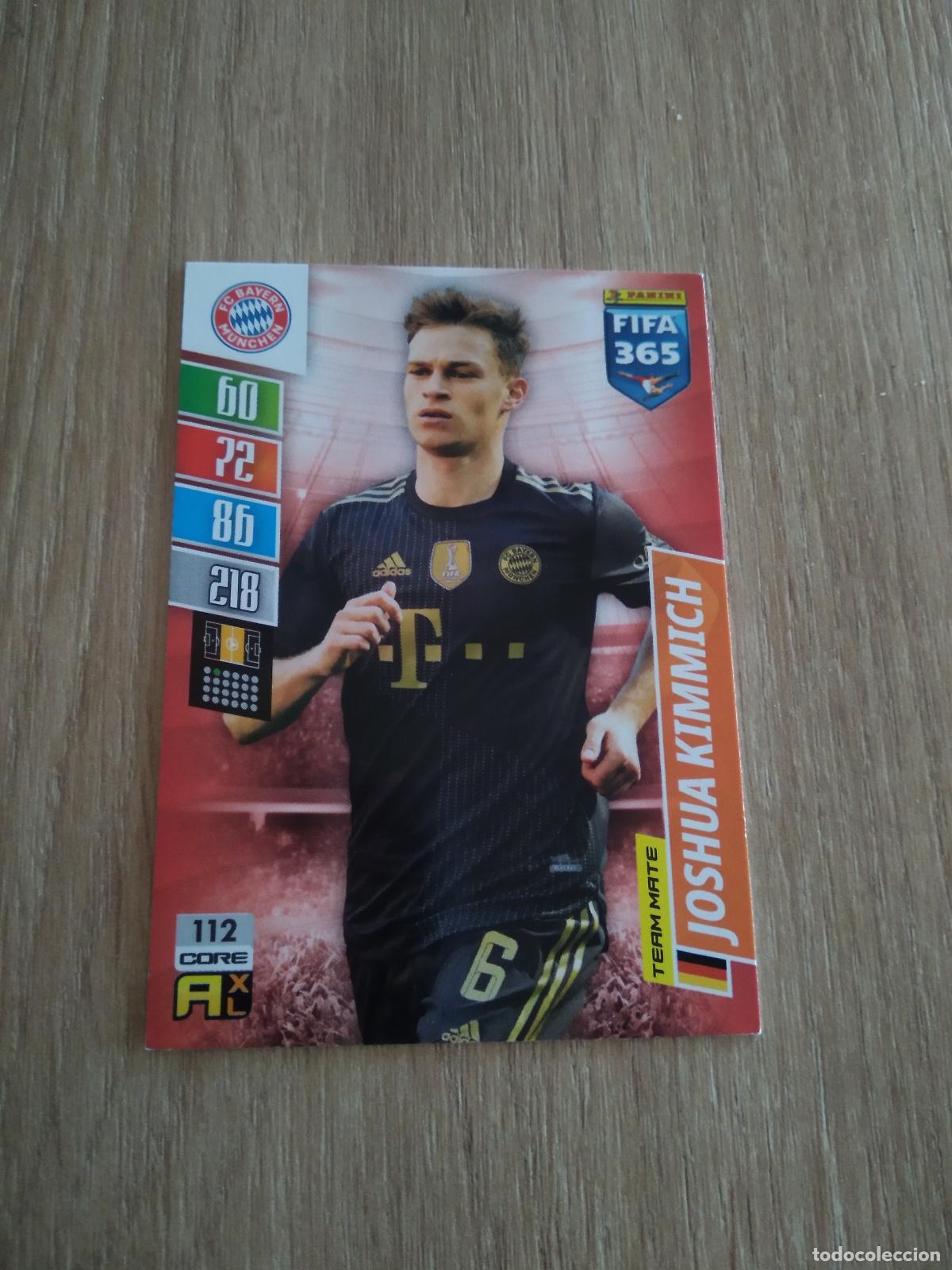 Fu&szlig;ball-Sticker: 112 KIMMICH BAYERN MUNICH CROMO FUTBOL PANINI ADRENALYN 21-22 FIFA 365 2021-2022