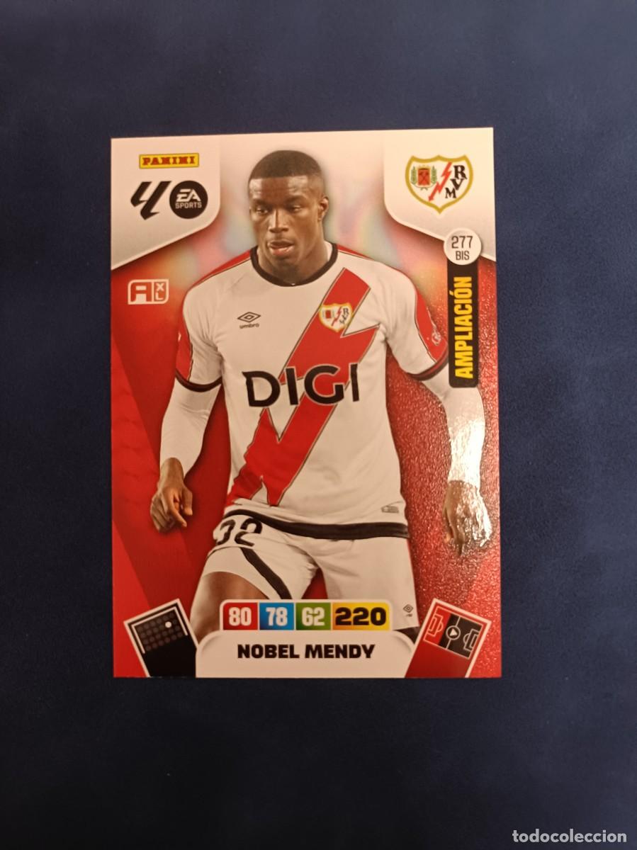 Fu&szlig;ball-Sticker: 277 bis ampliaci&oacute;n Nobel Mendy Adrenalyn XL 25 26 Rayo Vallecano panini 2025 2026
