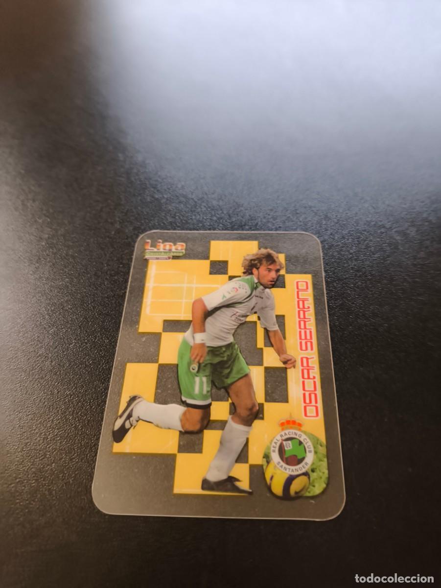 Fu&szlig;ball-Sticker: 303 Oscar Serrano RACING DE SANTANDER LIGA MUNDICROMO CRYSTALCARDS 2006 2007 06 07 NO PANINI ESTE