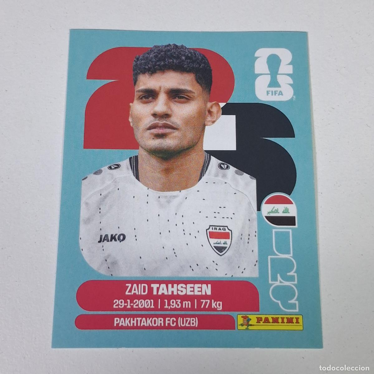Fu&szlig;ball-Sticker: B9 IRQ7 ZAID TAHSEEN 7 IRAQ IRQ IRAK MUNDIAL FIFA WORLD CUP 2026 STICKER PANINI