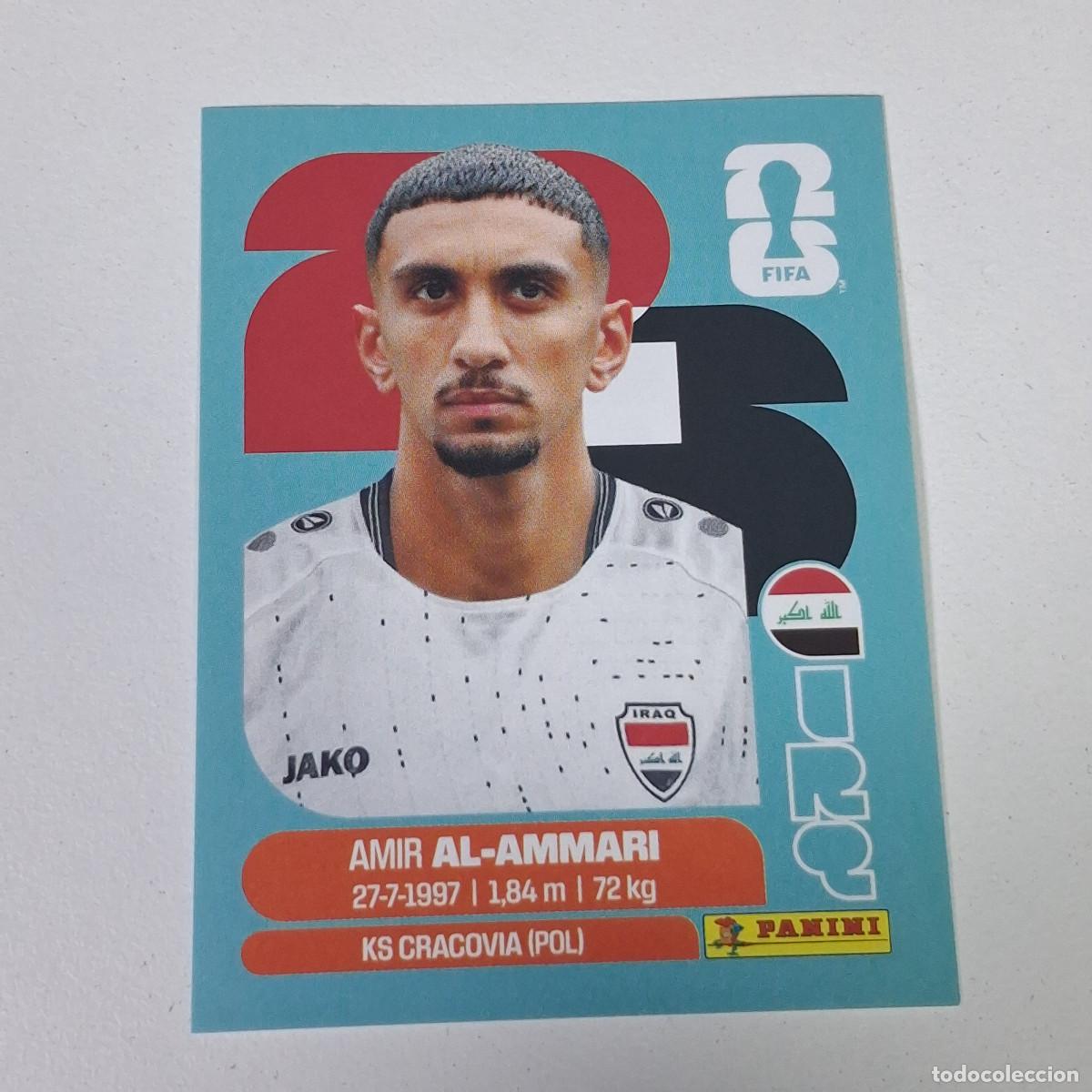 Cromos de F&uacute;tbol: B9 IRQ10 AMIR AL-AMMARI 10 IRAQ IRQ IRAK MUNDIAL FIFA WORLD CUP 2026 STICKER PANINI