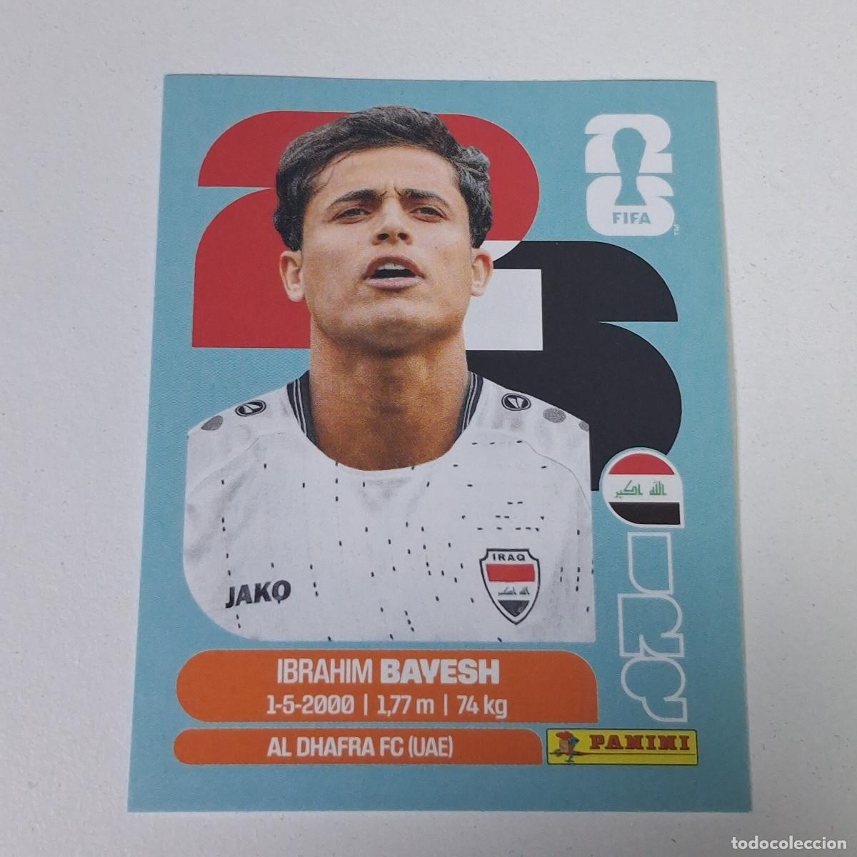 Cromos de F&uacute;tbol: B9 IRQ 11 IRQ11 IBRAHIM BAYESH IRAQ IRQ MUNDIAL FIFA WORLD CUP 2026 STICKER PANINI