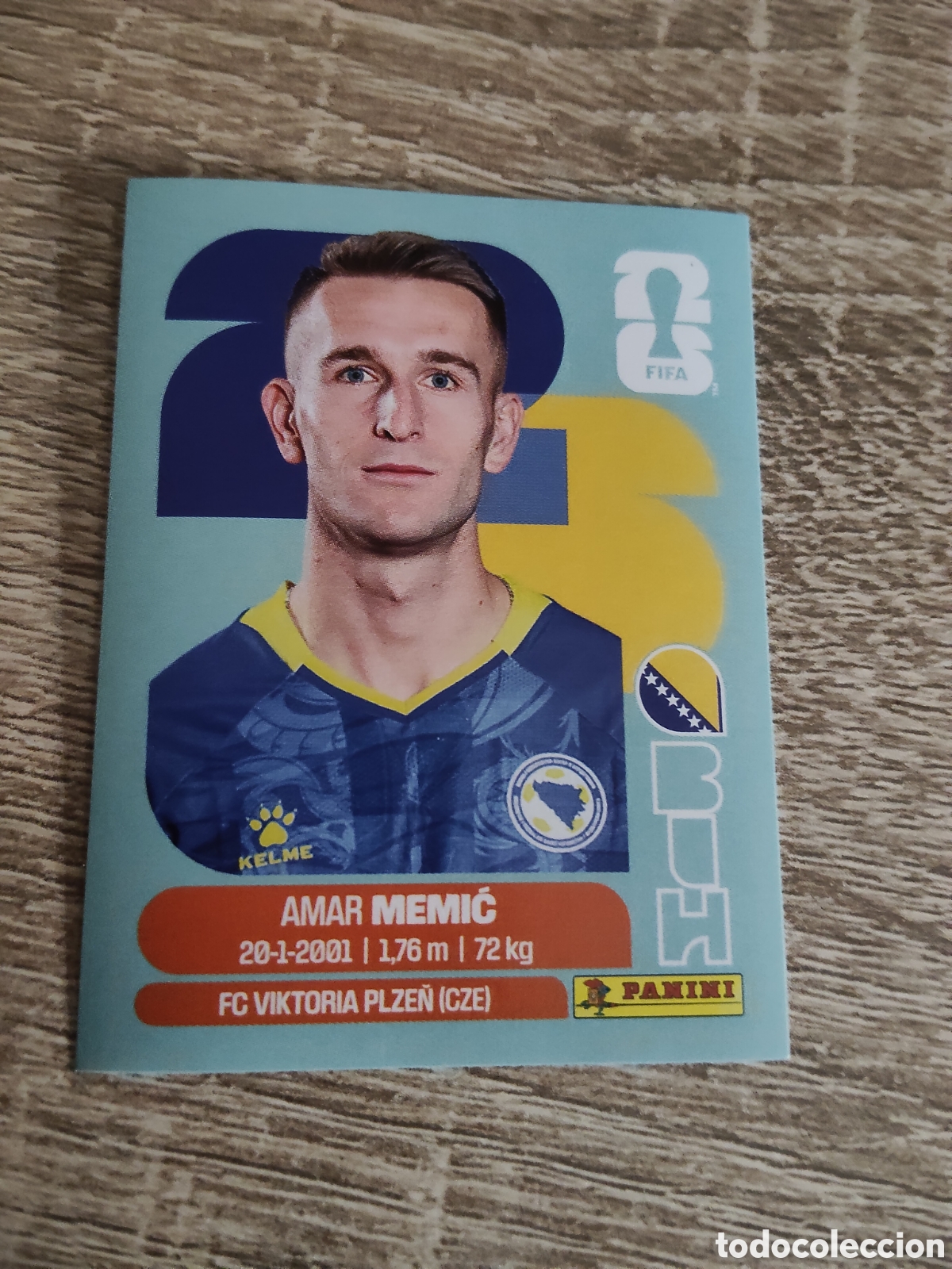 Cromos de F&uacute;tbol: Panini mundial 2026 BIH 16 Amar Memic Bosnia Herzegovina