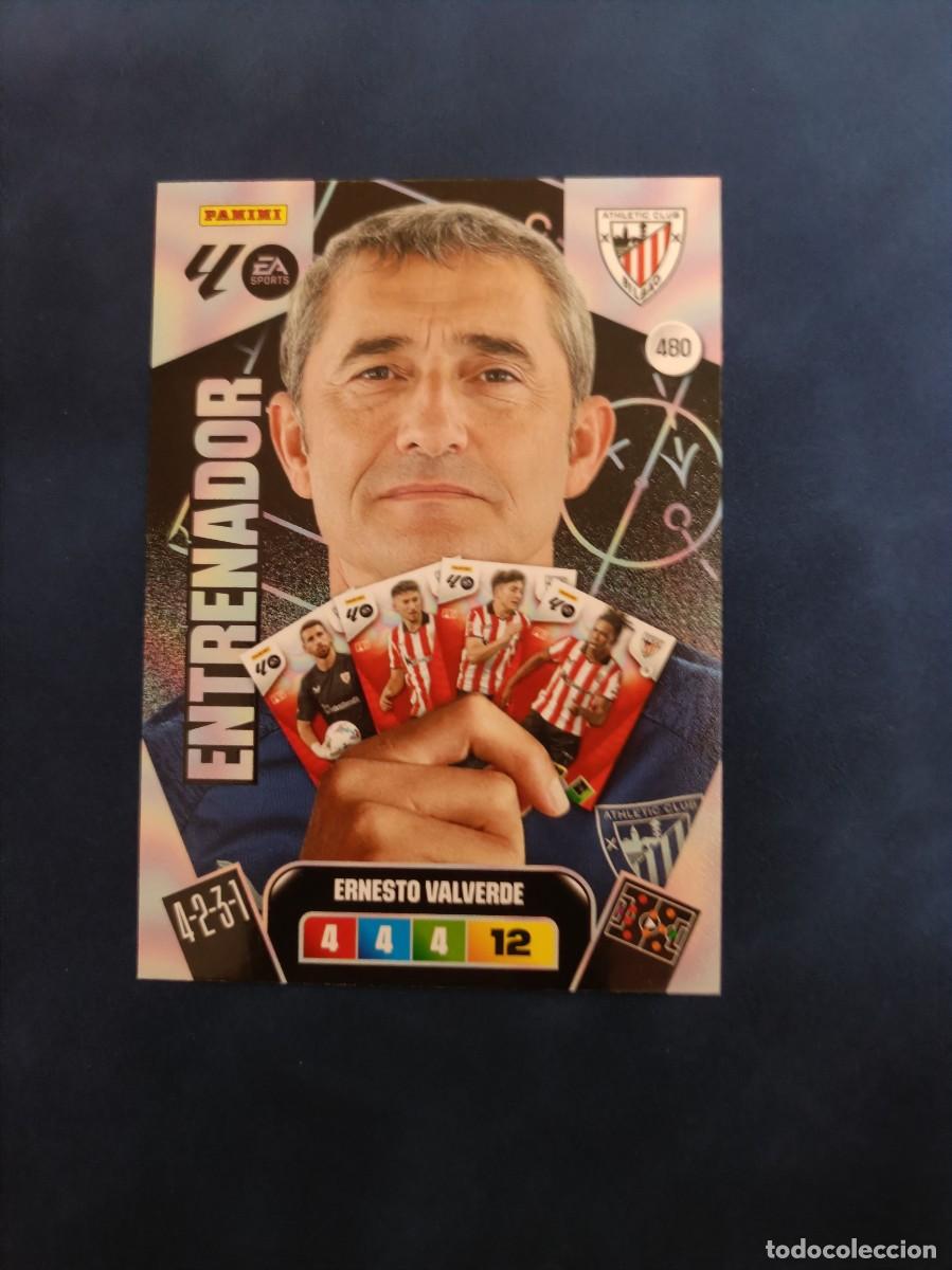 Cartes &agrave; collectionner de Football: 480 Ernesto Valverde entenador Adrenalyn XL 25 26 Athletic Club de Bilbao panini 2025 2026