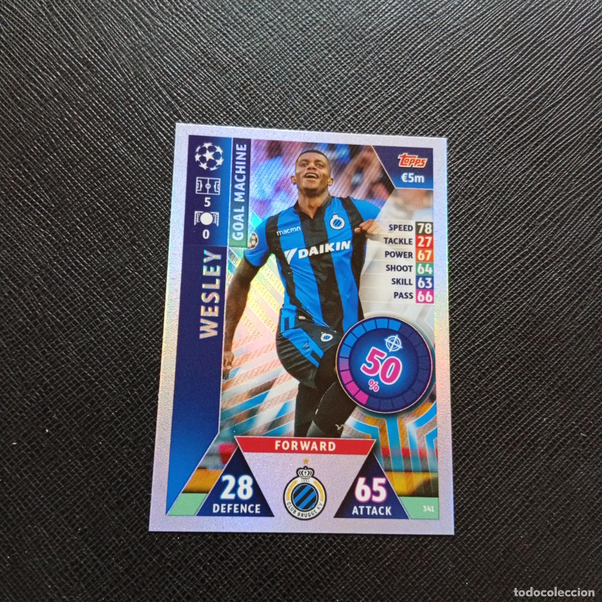 Cromos de F&uacute;tbol: 341 WESLEY INTER MILAN TOPPS MATCH ATTAX 2018 2019 FUTBOL 18 19 - (MD2002-2) PG36