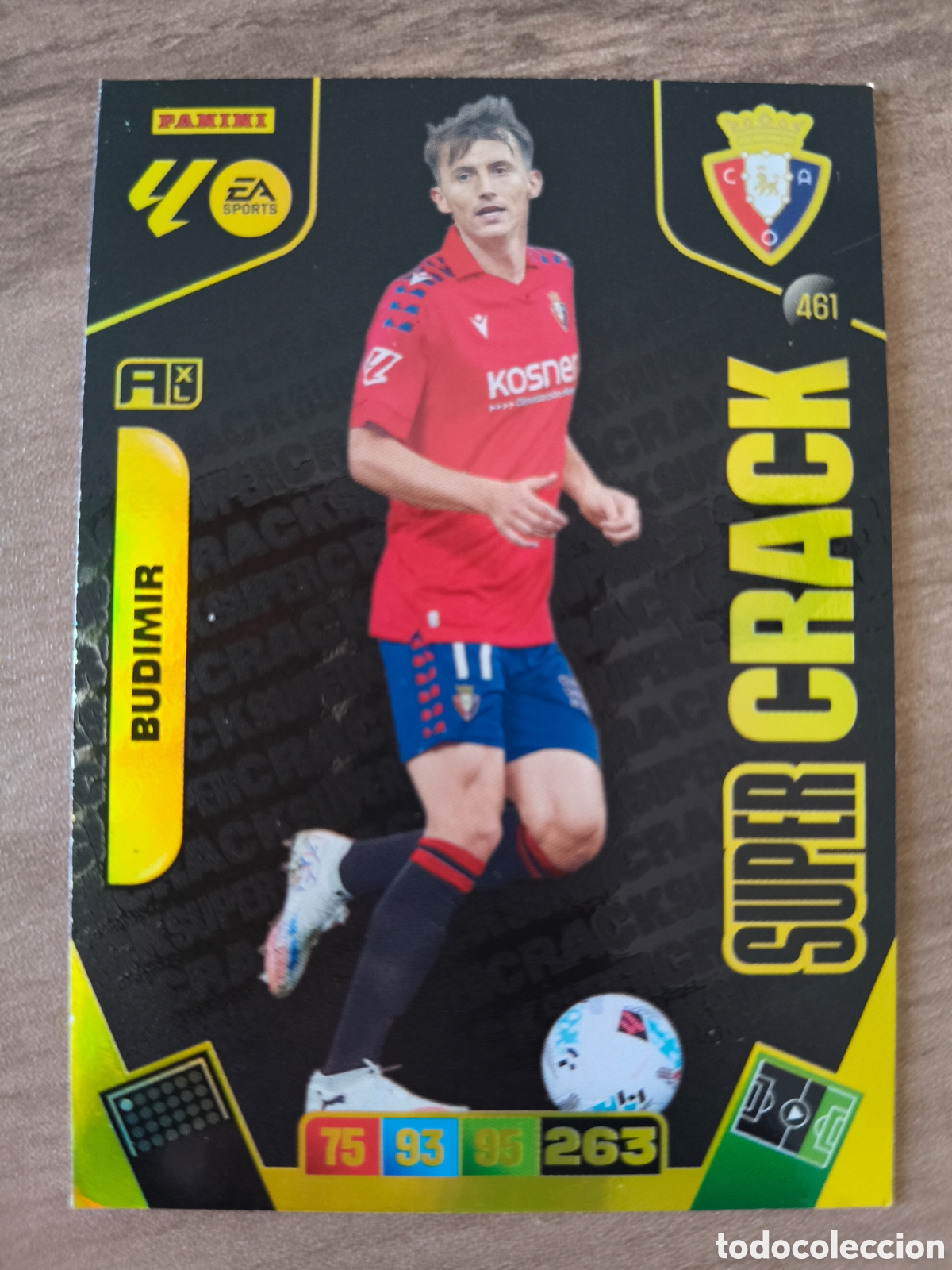 Cromos de F&uacute;tbol: Super Crack Budimir 461 Osasuna Adrenalyn XL Liga 25 26