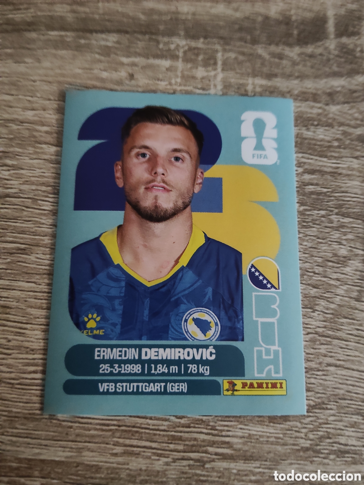 Cromos de F&uacute;tbol: Panini mundial 2026 BIH 17 Ermedin Demirovic Bosnia Herzegovina