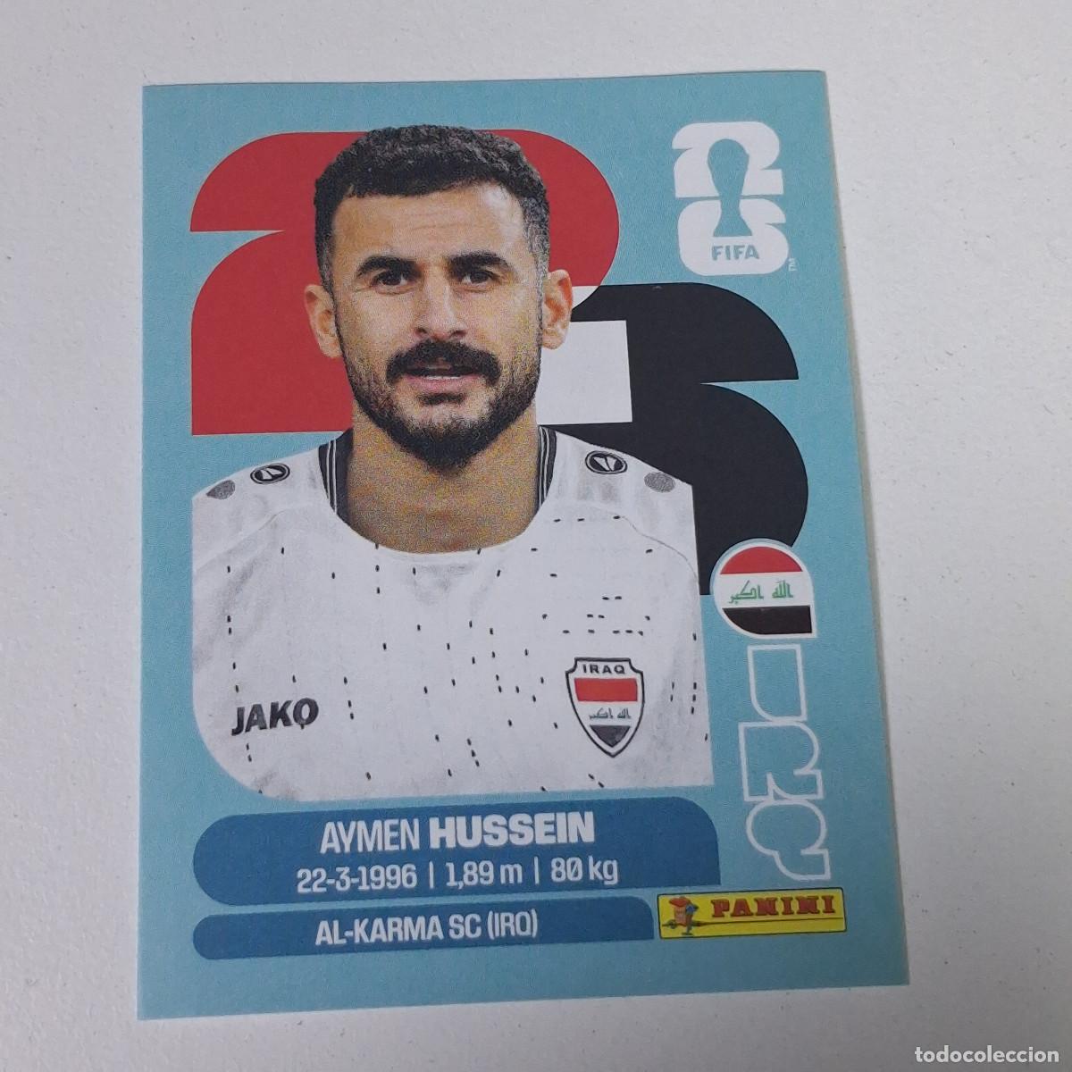 Cromos de F&uacute;tbol: B9 IRQ 19 IRQ19 AYMEN HUSSEIN IRAQ IRQ MUNDIAL FIFA WORLD CUP 2026 STICKER PANINI
