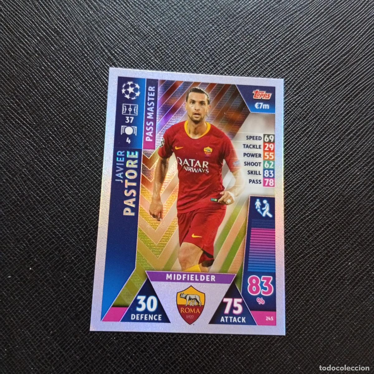 Cromos de F&uacute;tbol: 245 PASTORE ROMA TOPPS MATCH ATTAX 2018 2019 FUTBOL 18 19 - (MD2002-2) PG36