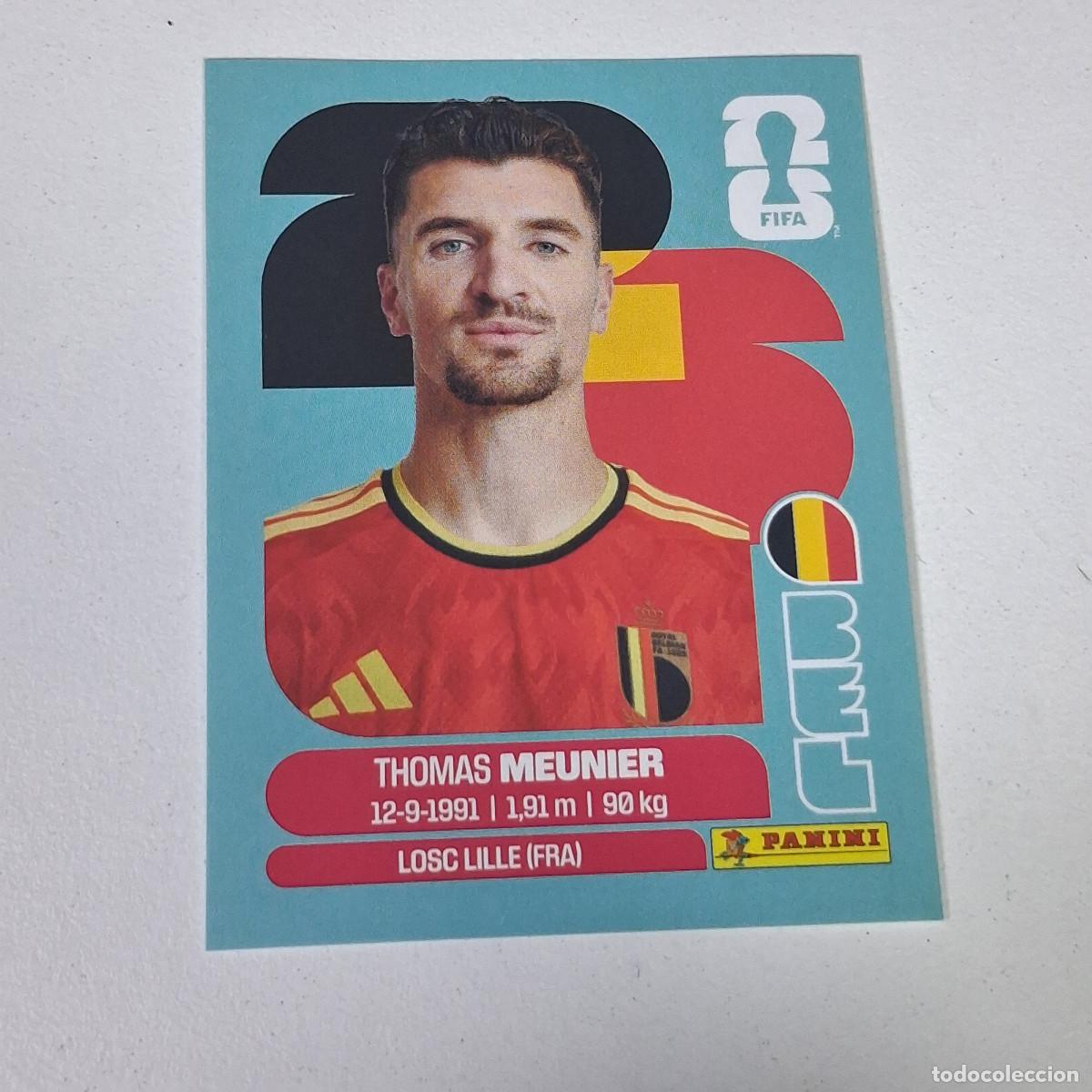 Cartes &agrave; collectionner de Football: B9 BEL8 THOMAS MEUNIER 8 B&Eacute;LGICA BELGIUM BEL MUNDIAL FIFA WORLD CUP 2026 STICKER PANINI