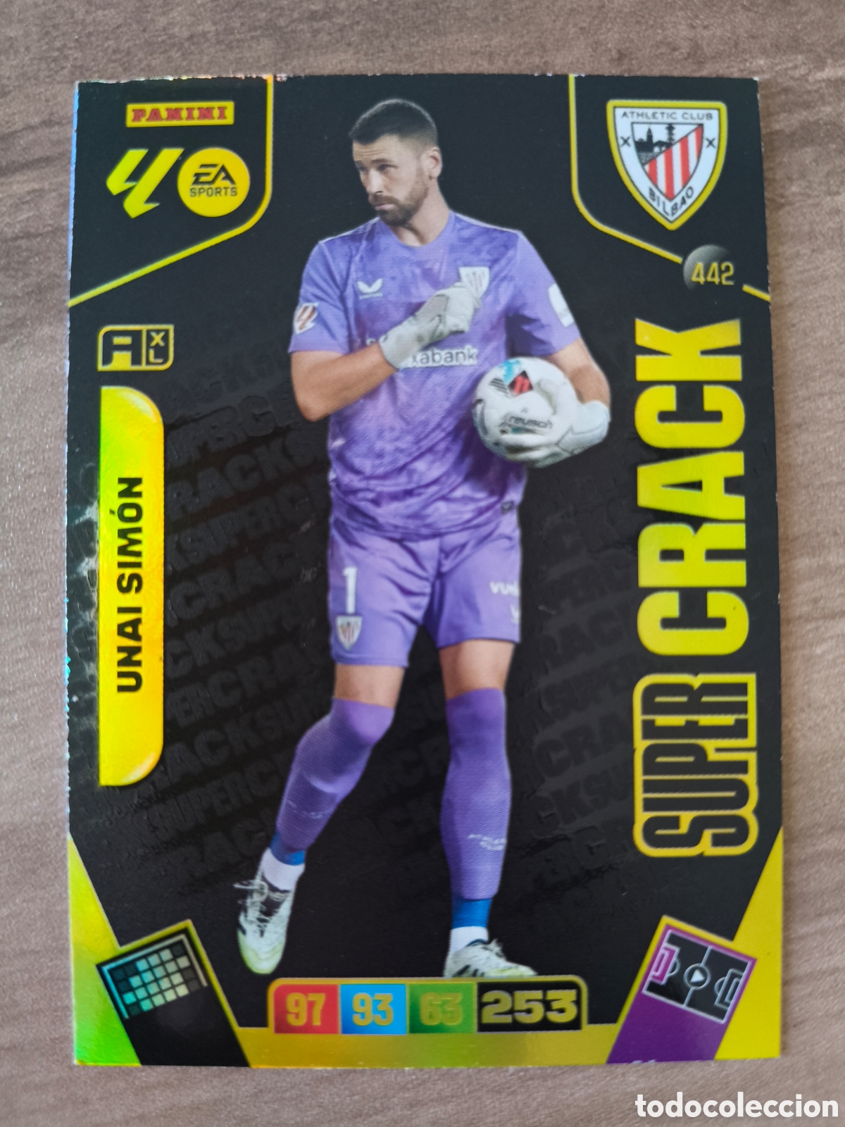 Fu&szlig;ball-Sticker: Super Crack Unai Simon 442 Athletic Bilbao Adrenalyn XL Liga 25 26