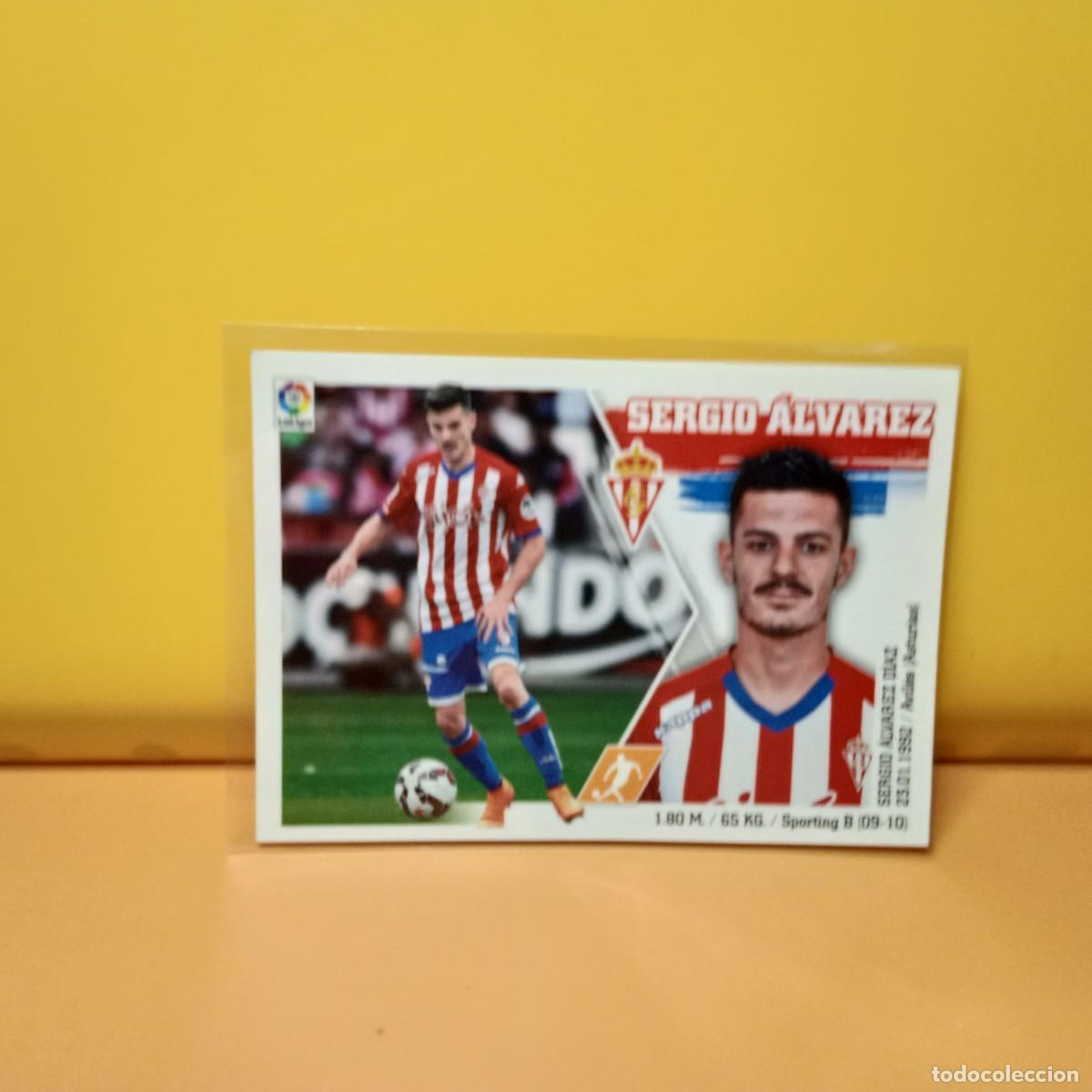 Fu&szlig;ball-Sticker: EDICIONES ESTE 2015 2016 15 16 SPORTING DE GIJ&Oacute;N SERGIO &Aacute;LVAREZ 13
