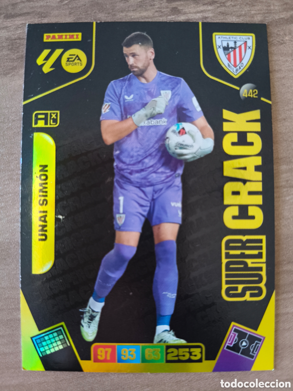Fu&szlig;ball-Sticker: Super Crack Unai Simon 442 Athletic Bilbao Adrenalyn XL Liga 25 26