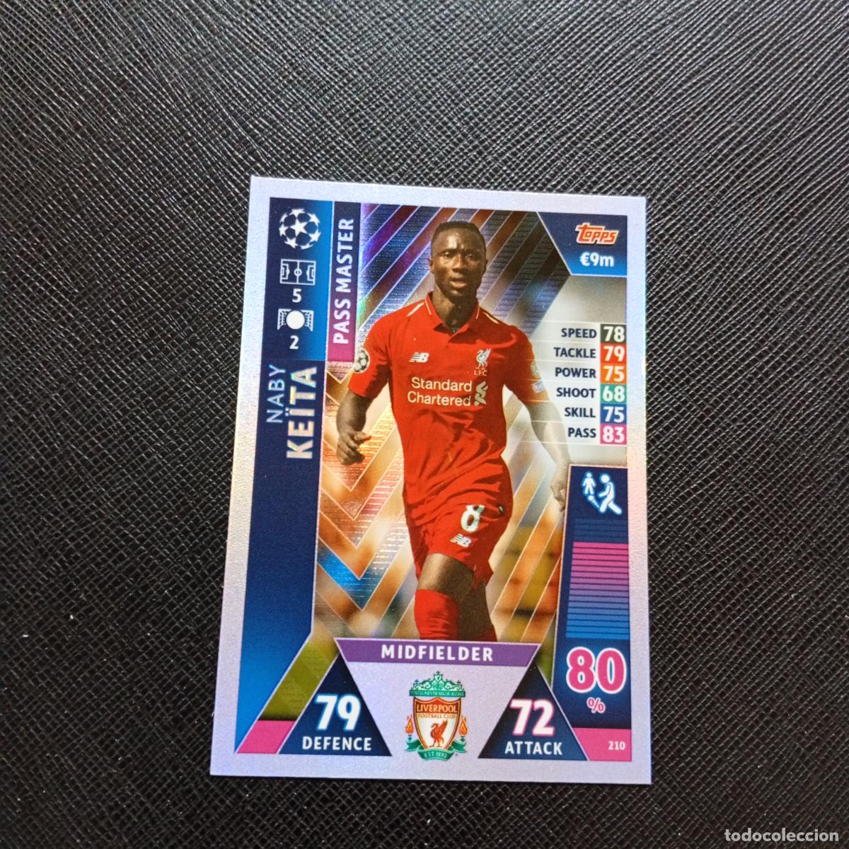Fu&szlig;ball-Sticker: 210 KEITA LIVERPOOL TOPPS MATCH ATTAX 2018 2019 FUTBOL 18 19 - (MD2002-2) PG37