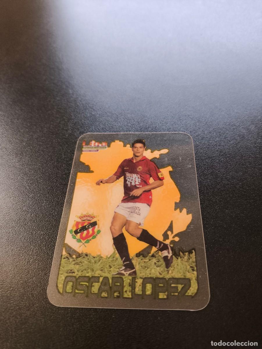 Cromos de Futebol: 333 Oscar Lopez GIMNASTIC LIGA MUNDICROMO CRYSTALCARDS 2006 2007 06 07 NO PANINI ESTE