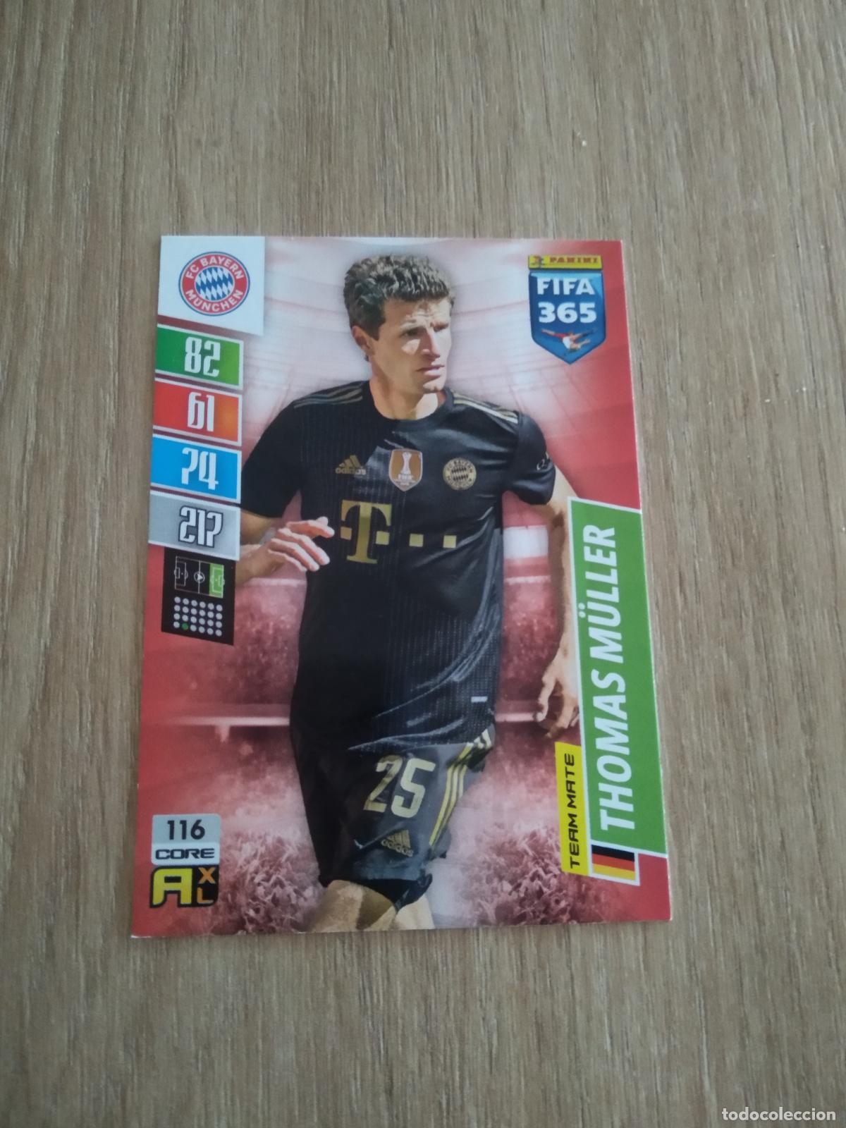 Cromos de Futebol: 116 MULLER BAYERN MUNICH CROMO FUTBOL PANINI ADRENALYN 21-22 FIFA 365 2021-2022