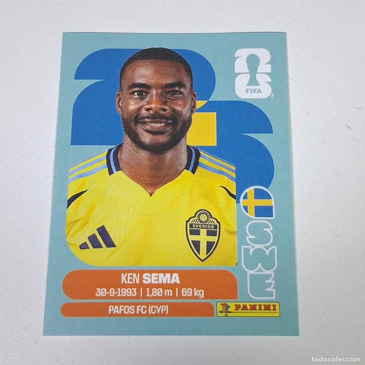 Cromos de Futebol: B9 SWE 15 SWE15 KEN SEMA SUECIA SWEDEN SWE MUNDIAL FIFA WORLD CUP 2026 STICKER PANINI