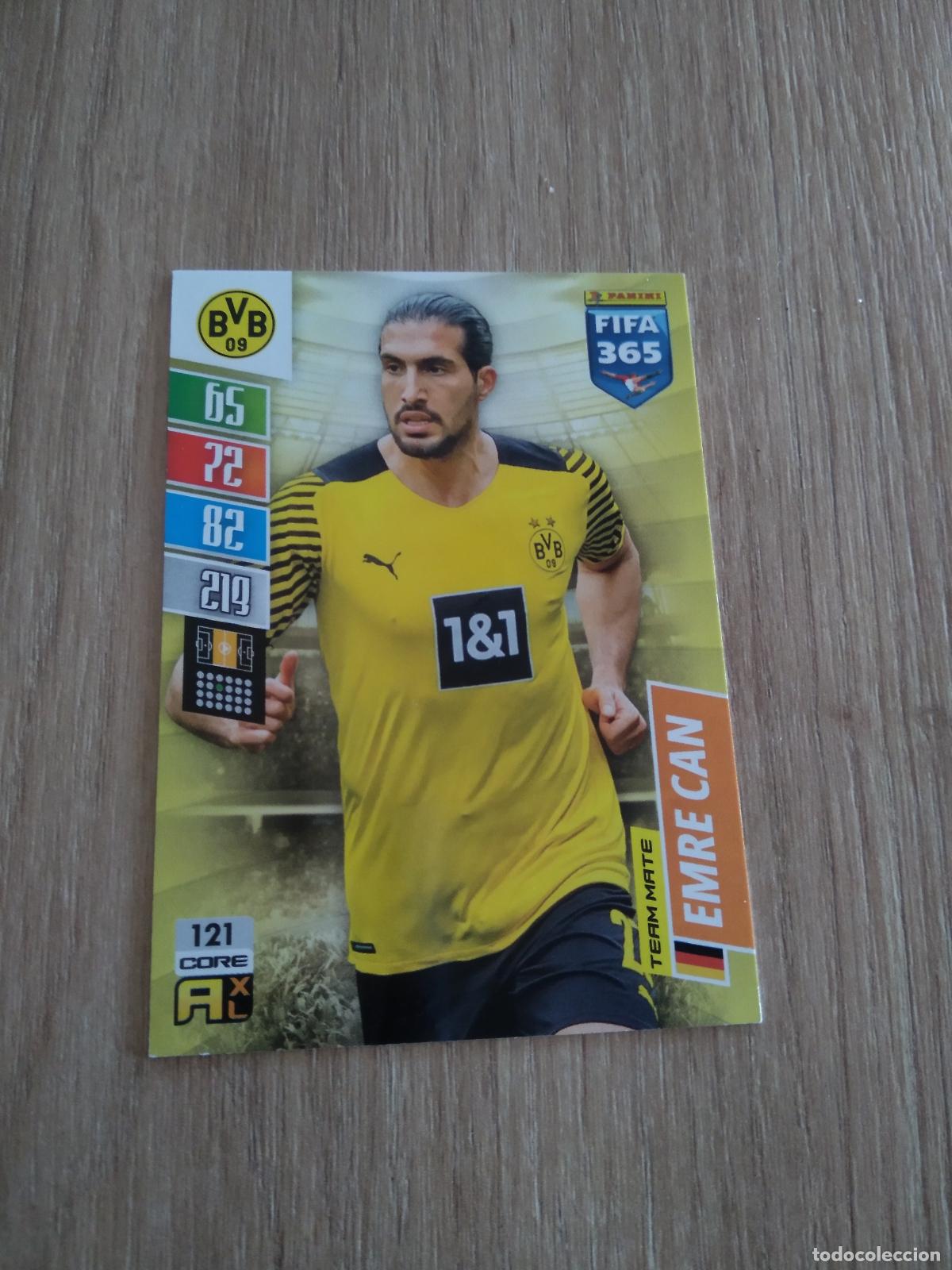 Cromos de Futebol: 121 EMRE CAN BORUSSIA DORTMUND CROMO FUTBOL PANINI ADRENALYN 21-22 FIFA 365 2021-2022