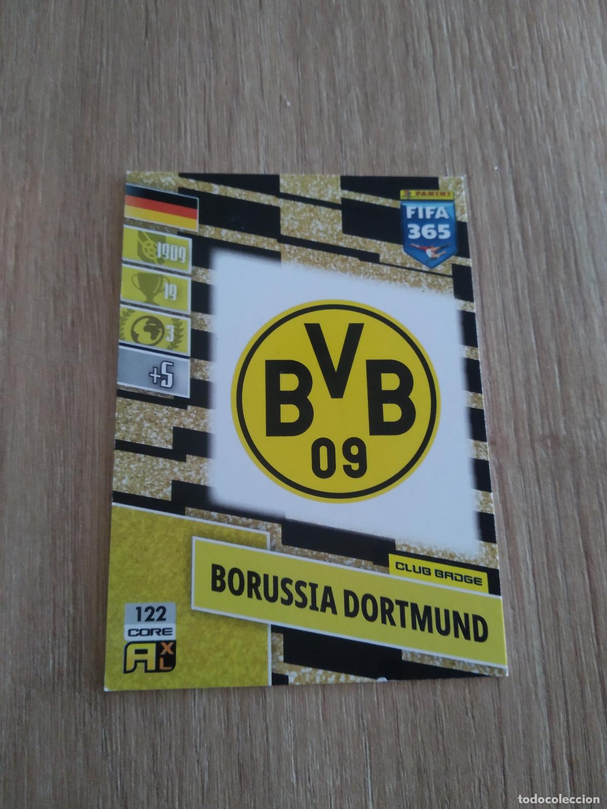 Cromos de Futebol: 122 ESCUDO BORUSSIA DORTMUND CROMO FUTBOL PANINI ADRENALYN 21-22 FIFA 365 2021-2022