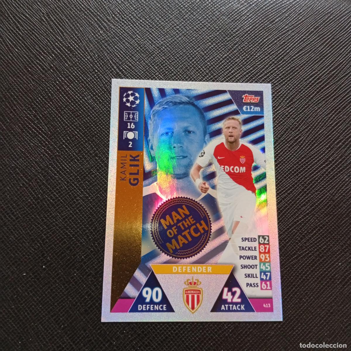 Football Stickers: 413 GLIK MONACO TOPPS MATCH ATTAX 2018 2019 FUTBOL 18 19 - (MD2002-2) PG37