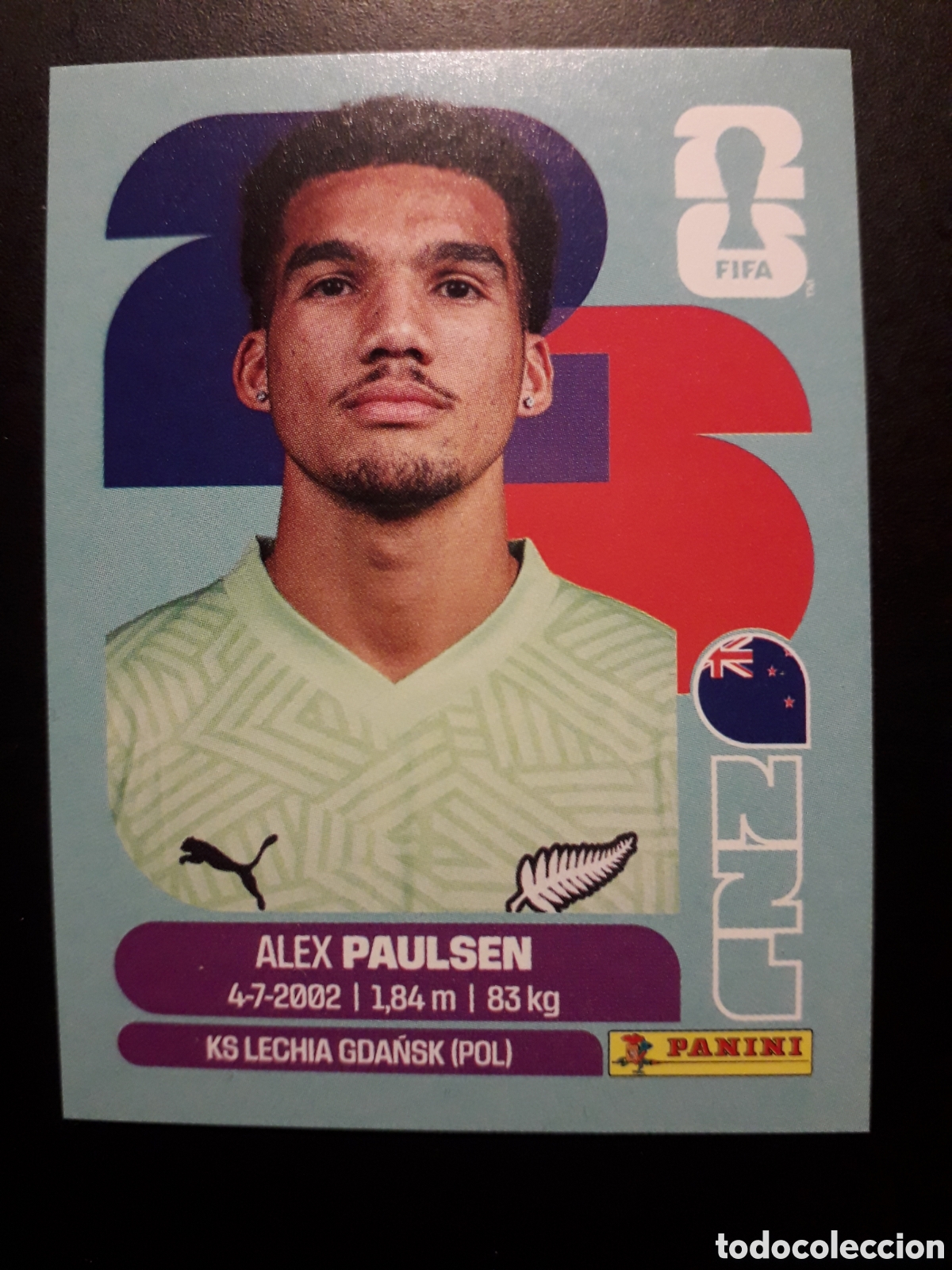 Football Stickers: PAULSEN NUEVA ZELANDA NZL 3 MUNDIAL F&Uacute;TBOL 2026 FIFA WORLD CUP PANINI SIN PEGAR PEDIDO M&Iacute;NIMO 3&euro;