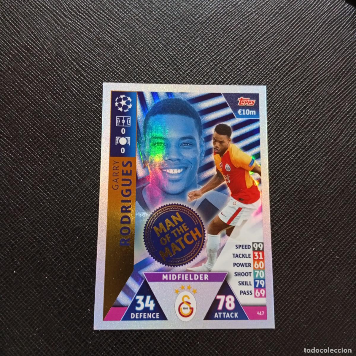 Football Stickers: 417 RODRIGUES GALATASARAY TOPPS MATCH ATTAX 2018 2019 FUTBOL 18 19 - (MD2002-2) PG37
