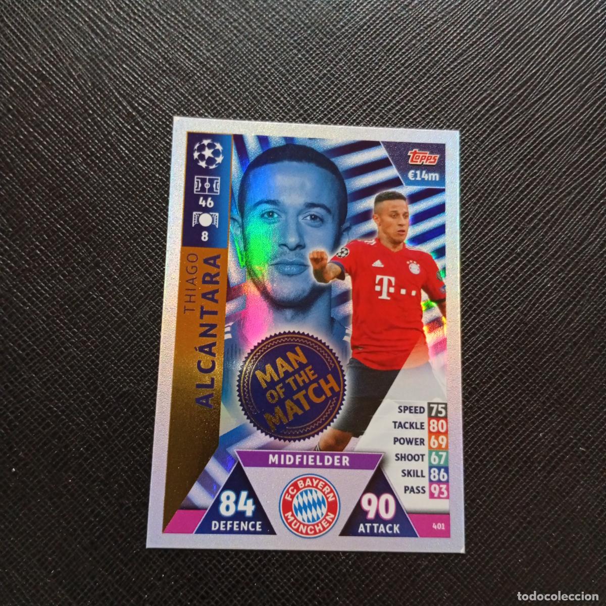 Cromos de f&uacute;tbol: 401 ALCANTARA BAYERN MUNICH TOPPS MATCH ATTAX 2018 2019 FUTBOL 18 19 - (MD2002-2) PG38