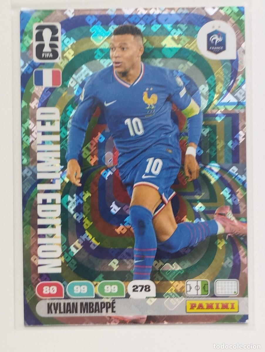 Cromos de F&uacute;tbol: CROMO CARD ADRENALYN MUNDIAL WORLD CUP 2026 LIMITED EDITION HOLO KYLIAN MBAPPE FRANCIA