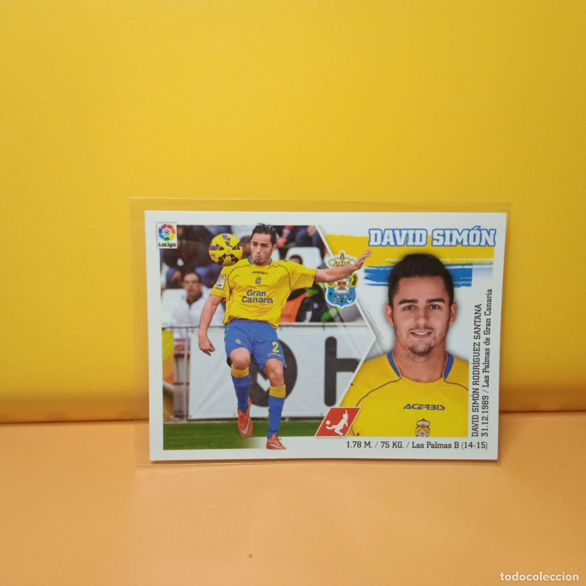 Fu&szlig;ball-Sticker: EDICIONES ESTE 2015 2016 15 16 UD LAS PALMAS DAVID SIM&Oacute;N 5